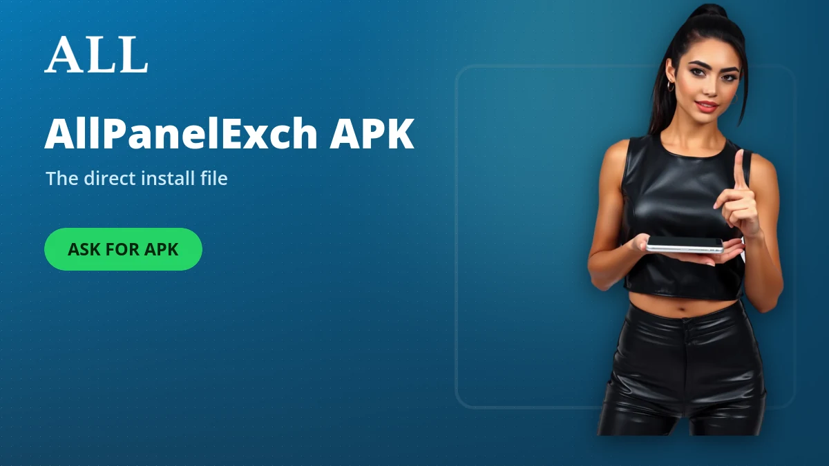 AllPanelExch APK download file installed on an Android phone